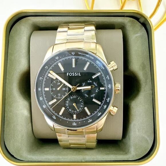 Fossil BQM2855 Sullivan Multifunction Gold-Tone Stainless Steel Watch BQ2855 main image 7